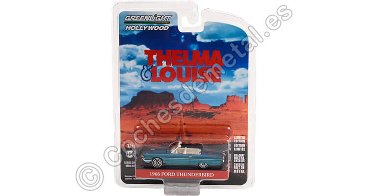 1966 Ford Thunderbird Convertible Thelma & Louise, Hollywood series 34 1:64 Greenlight 44940E