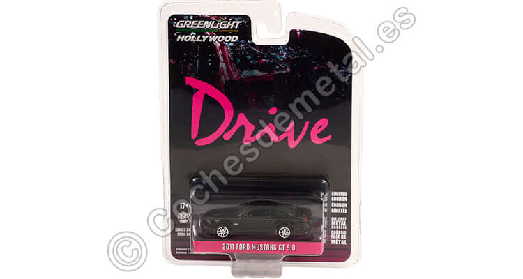 2011 Ford Mustang GT 5.0 Drive, Hollywood series 34 1:64 Greenlight 44940F