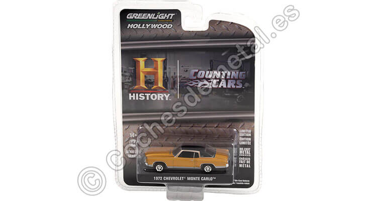 1972 Chevrolet Monte Carlo Counting Cars Hollywood Series 35 1:64 Greenlight 44950D