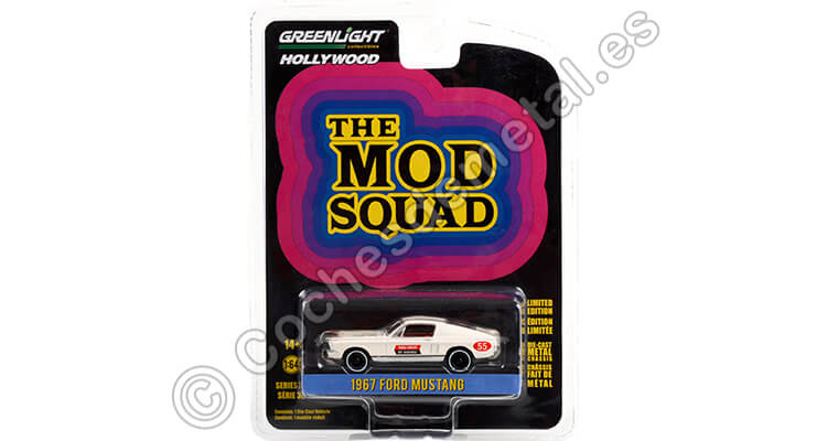 1967 Ford Mustang Fastback The Mod Squad, Hollywood Series 36 1:64 Greenlight 44960A