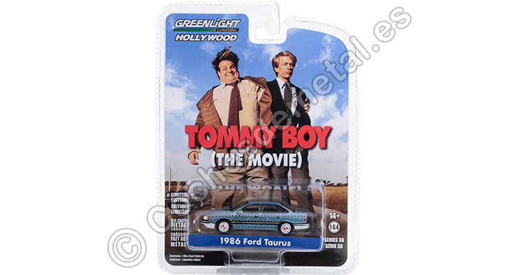 1986 Ford Taurus Tommy Boy Hollywood Series 38 1:64 Greenlight 44980A