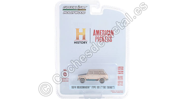 1974 Volkswagen Thing Type 181 American Pickers, Hollywood Series 39 1:64 Greenlight 44990D