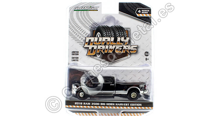 2018 Dodge Ram 3500 Dually Harvest Edition Dually Drivers Series 4 1:64 Greenlight 46040E