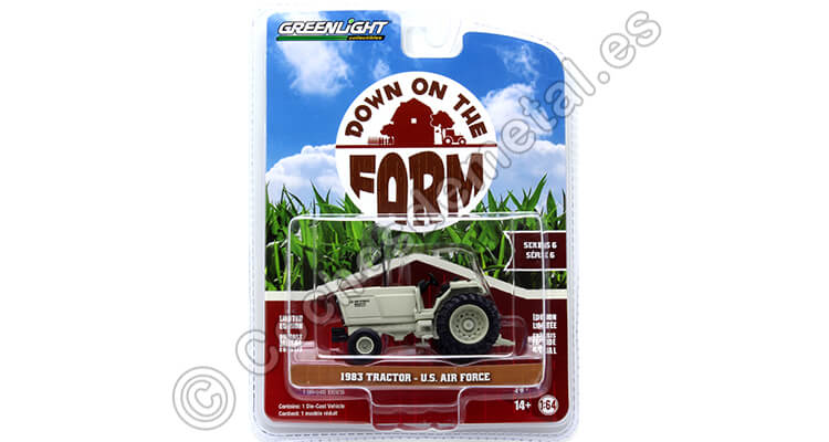 1984 International 3088 Ejército Americano Down on the Farm Series 6 Gris Mate 1:64 Greenlight 48060D