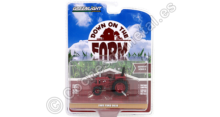 1985 Ford 5610 Bomberos Memphis Down on the Farm Series 8 1:64 Greenlight 48080D