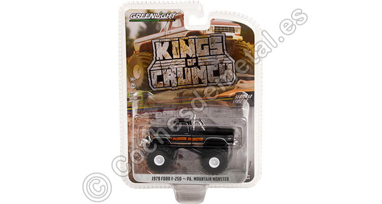 1979 Ford F-250 Monster Truck Mountain Monster Kings of Crunch Series 10 1:64 Greenlight 49100A
