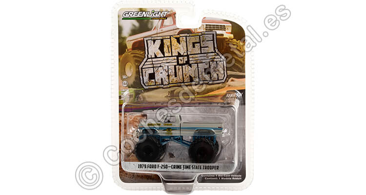 1979 Ford F-250 Monster Truck State Trooper Kings of Crunch Series 11 1:64 Greenlight 49110C
