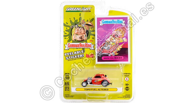 1970 Topo Fuel Altered Garbage Pail Kids Series 4 1:64 Greenlight 54070E
