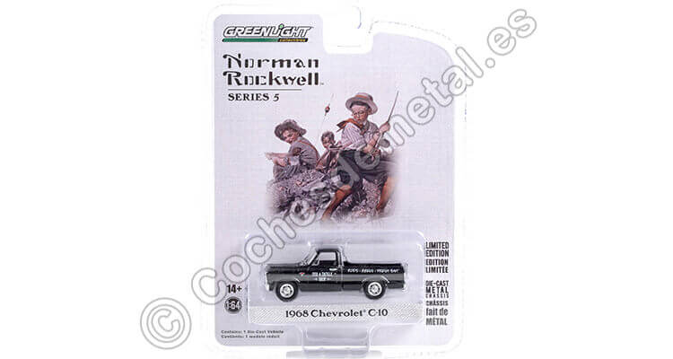 1968 Chevrolet C-10 Shortbed Norman Rockwell Series 5 1:64 Greenlight 54080D
