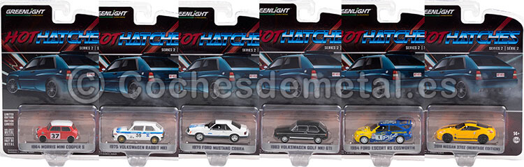 Lote de 6 Modelos Hot Hatches Series 2 1:64 Greenlight 63020