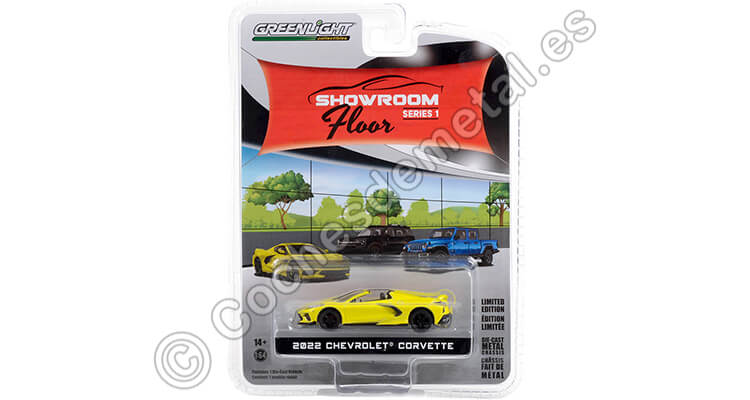 2022 Chevrolet Corvette Convertible Showroom Floor Series 1 1:64 Greenlight 68010A