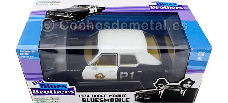1974 Dodge Monaco Bluesmobile The Blues Brothers 1:24 Greenlight 84011