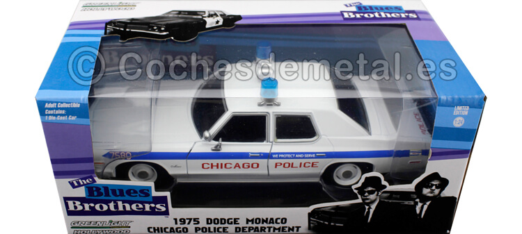 1975 Dodge Monaco Chicago Police The Blues Brothers 1:24 Greenlight 84012