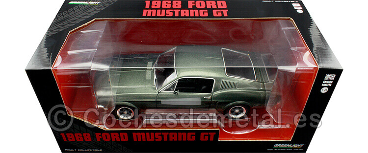 1968 Ford Mustang GT Fastback BULLITT Highland Green 1:24 Greenlight 84038