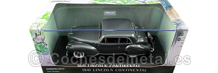 1941 Lincoln Continental Gris Metalizado 1:43 Greenlight 86325