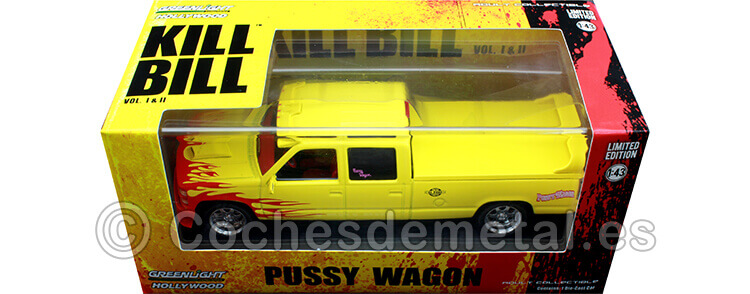 1997 Chevrolet C-2500 Crew Cab Silverado Kill Bill Pussy Wagon 1:43 Greenlight 86481