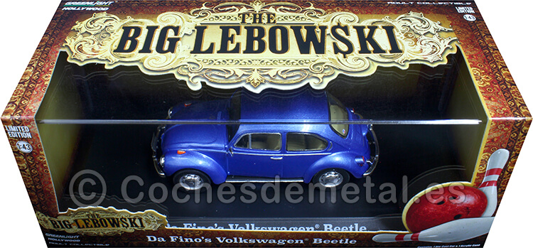 1998 Volkswagen VW Beetle El Gran Lebowski Azul 1:43 Greenlight 86496