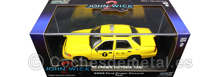 2008 Ford Crown Victoria Taxi John Wick 2 Amarillo 1:43 Greenlight 86561