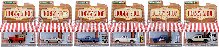 Lote de 6 Modelos The Hobby Shop Series 12 1:64 Greenlight 97120