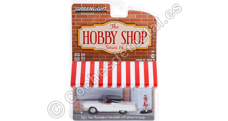 1965 Ford Thunderbird Convertible The Hobby Shop Series 14 1:64 Greenlight 97140B