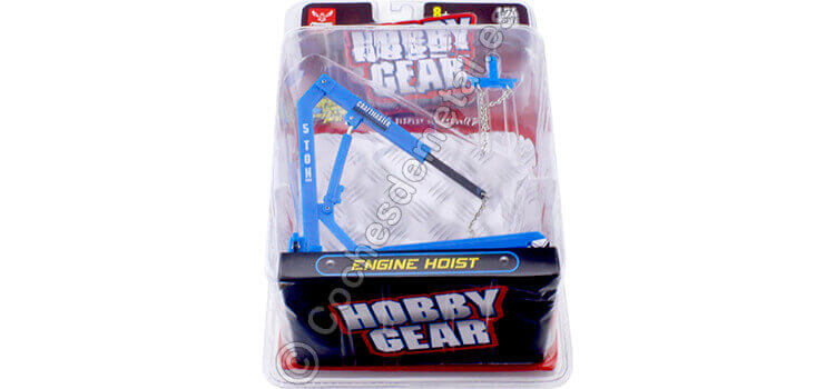 Grúa Para Elevar Motores Azul 1:24 Hobby Gear 18435