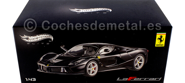 2013 Ferrari F70 LaFerrari Negro 1:43 Hot Wheels Elite BCT84