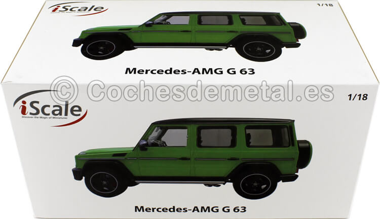 2018 Mercedes-Benz G-Klasse G63 AMG (W463) Verde 1:18 iScale 118000000037