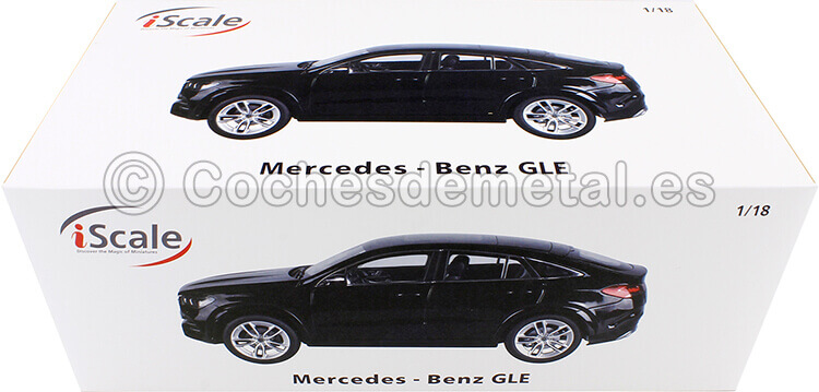 2020 Mercedes-Benz GLE Coupe (C167) Obsidian Metallic Black 1:18 iScale 118000000050
