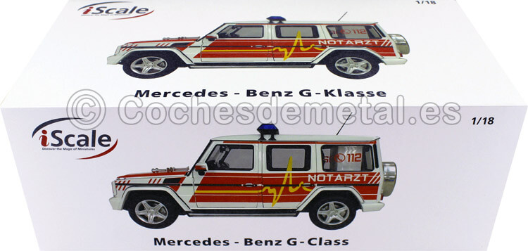 2015 Mercedes-Benz G-Klasse (W463) Notarzt/Emergencias 1:18 iScale 118000000043