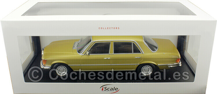 1975 Mercedes-Benz Clase S 450 SEL 6.9 (W116) Dorado 1:18 iScale 18083