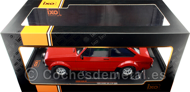 1977 Ford Escort MkII RS 2000 Rojo 1:18 IXO Models 18CMC103B