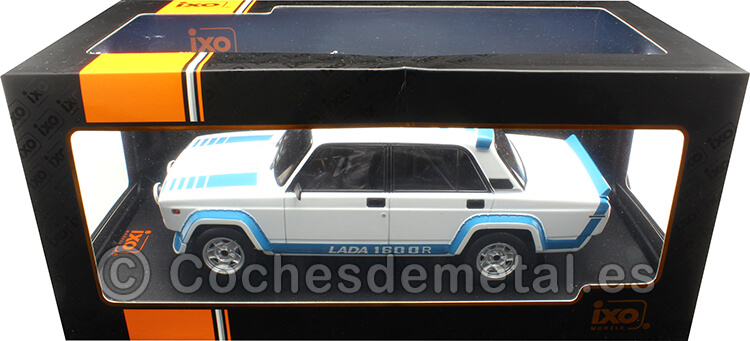 1983 Lada VAZ 2105 VFTS Blanco/Azul 1:18 IXO Models 18CMC144.22