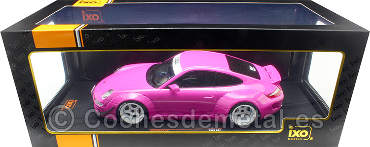 Porsche 911 (997) RWB Rauh-Welt Rosa Metalizado 1:18 IXO Models 18CMC167.22