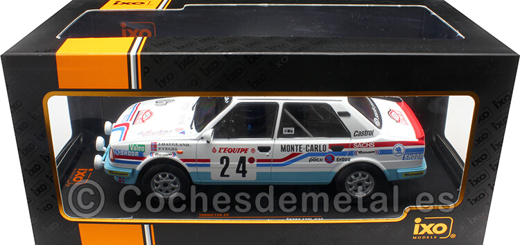 1987 Skoda 130L Nº24 Haugland/Vegel Rally Monte Carlo 1:18 IXO Models 18RMC156.22
