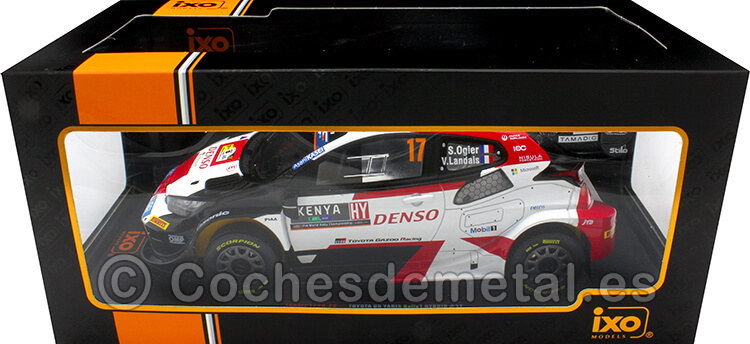 2023 Toyota Yaris GR Rally1 Hybrid Nº17 Ogier/Landais Ganador Rally Safari 1:18 IXO Models 18RMC173A