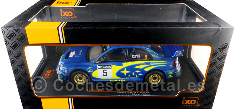 2001 Subaru Impreza S7 WRC Nº5 Burns/Reid Rally Gran Bretaña 1:24 IXO Models 24RAL026A