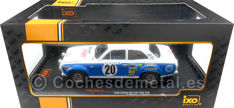 1973 Ford Escort RS 1600 MK I Nº20 Mikkola/Porter Rally Monte Carlo 1:24 IXO Models 24RAL033A.22