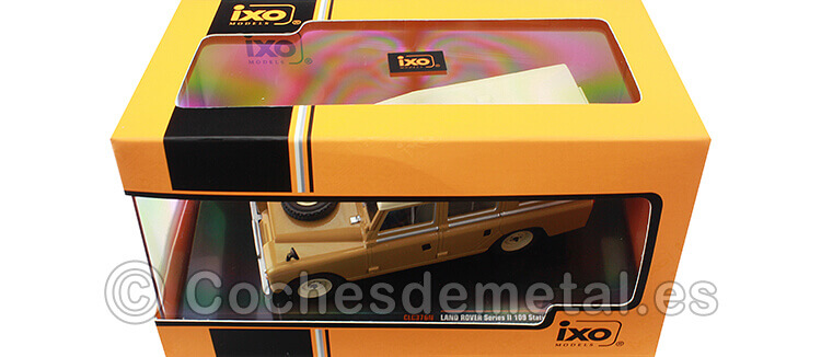 1958 Land Rover Series II 109 Station Wagon 4x4 Beige 1:43 IXO Models CLC376N