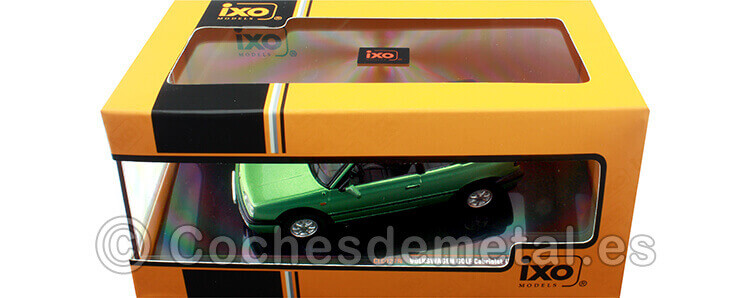 1995 Volkswagen VW Golf Cabriolet MK III Verde Metalizado 1:43 IXO Models CLC427N
