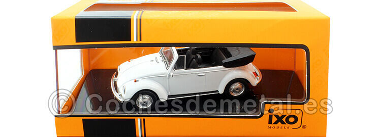 1971 Volkswagen VW Escarabajo 1302 LS Convertible Blanco 1:43 IXO Models CLC428N