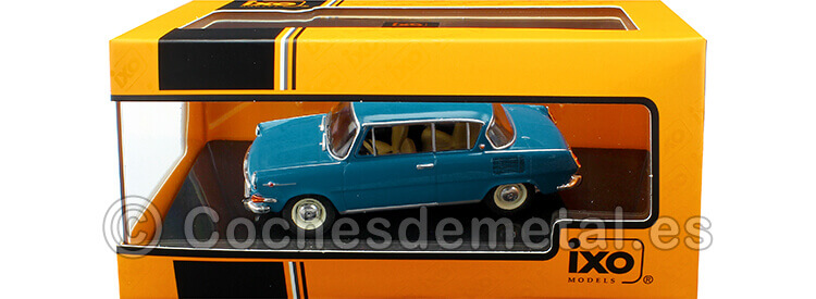 1966 Skoda 1000 MBX Azul Claro 1:43 IXO Models CLC432N