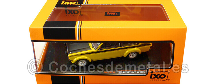 1976 Ford Escort MK II RS 1800 Amarillo/Negro 1:43 IXO Models CLC450N