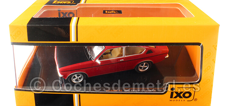 1976 Opel Kadett C Coupe SR Rojo/Negro 1:43 IXO Models CLC490N.22