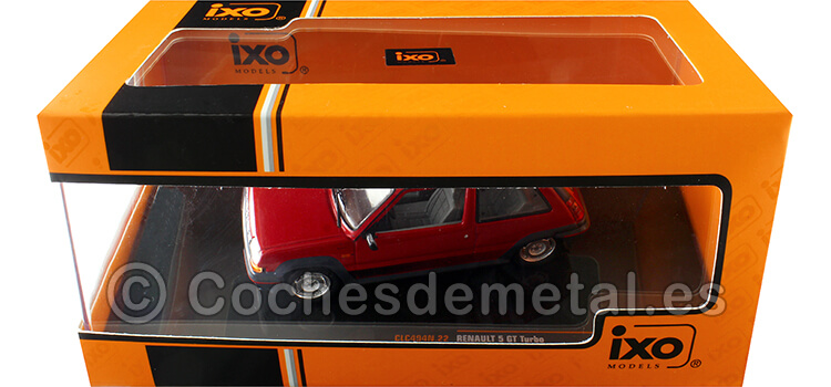 1985 Renault 5 R5 GT Turbo Rojo 1:43 IXO Models CLC494N.22