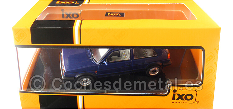 1984 Volkswagen VW Golf 2 GTI Azul Metalizado 1:43 IXO Models CLC499N.22