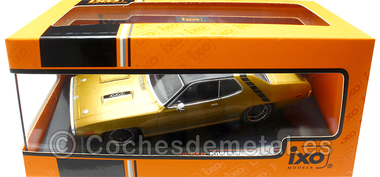 1971 Plymouth GTX Runner Dorado Metalizado 1:43 IXO Models CLC529N.22