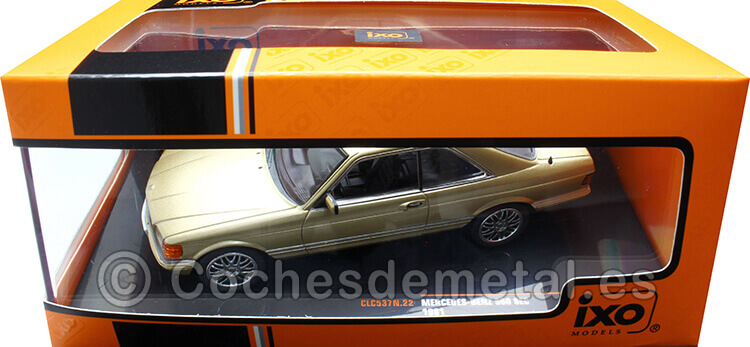 1981 Mercedes-Benz 560 SEC (C126) Beige Metalizado 1:43 IXO Models CLC537N.22