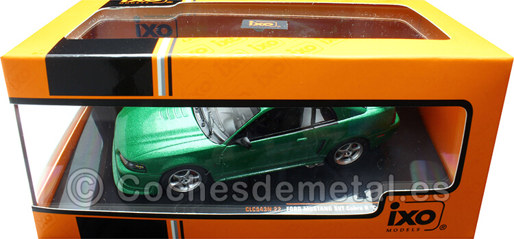 2000 Ford Mustang STV Cobra R Verde Metalizado 1:43 IXO Models CLC543N.22