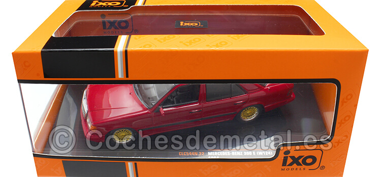 1984 Mercedes-Benz 300 E (W124) Custom Rojo Oscuro 1:43 IXO Models CLC544N.22