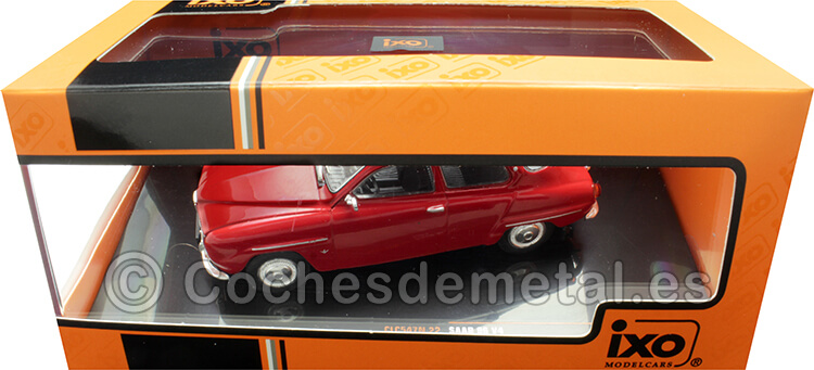 1965 Saab 96 V4 Rojo 1:43 IXO Models CLC547N.22